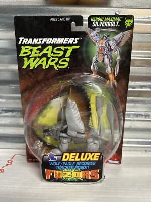 Silverbolt Complete & Mint In package Transformers Beast Wars 1997 Kenner Figure - Image 1 of 2