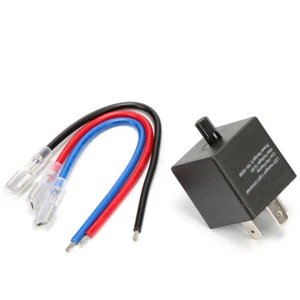 Relé intermitente indicador de señal de giro de relé intermitente de motocicleta con cable DC 12V nuevo en stock de EE. UU. - Imagen 1 de 11