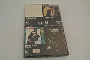 Elton John Cassette Tape Lot of 4 Too Low for Zero Breaking Hearts Jump Up 11-17 - Picture 1 of 6
