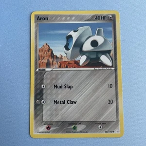 Carta de JCC Pokémon regular Aron 58/110 Holon Phantoms común inglés LP - Imagen 1 de 2