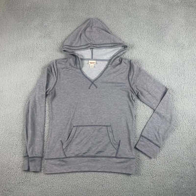 Mossimo Supply Co. Women's XS Gray Polyester Rayon Spandex Long Sleeve Hoodie - Image 1 of 4
