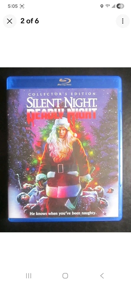 Silent Night Deadly Night Unrated and Theatrical Version Blu-ray Scream Factory - Image 1 of 4