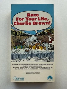 Race For Your Life, Charlie Brown (VHS, 1977) Pre-owned First Edition Release - Picture 1 of 3