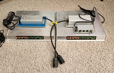 (2) Luz de crecimiento LED Mars Hydro TS 1000 IR de espectro completo para plantas vegetales de interior Foto 1 de 4