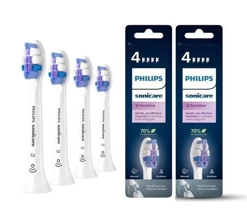 8X Bürstenköpfe Philips Sonicare S2 Sensitive original Germany C3 W2 C1 HX6054~