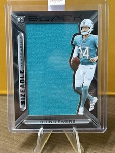 2025 Panini Black Sizable Memorabilia Quinn Ewers Patch RC #/199 - Miami Dolphins - Bild 1 von 2