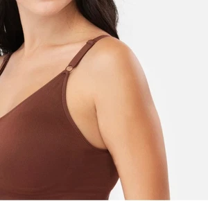 Underoutfit Full Coverage Comfort Wireless Bra Cappuccino 454 Large - Picture 1 of 5