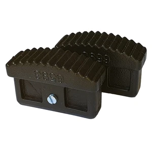 Iller Innenschuhe Sprossenleitern 70-100x22mm Holmgröße Leiterfuß 2 Stück - Bild 1 von 12