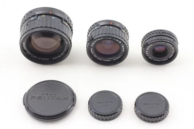 [3 lenses combo] Pentax-110 [MINT] 50mm [MINT] 24mm [VG] 18mm f/2.8 from JAPAN - Image 1 of 4