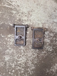 Ford F250 F350 Overload Helper Leaf Spring Spacer Mount Plate 1999-2007 Set - Picture 1 of 3