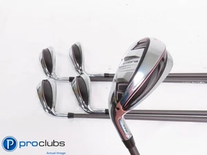 Left Handed Ladies Cobra '23 T-Rail 7-PW,SW Hybrid IRON SET - Senior Flex +1/2" - Picture 1 of 6