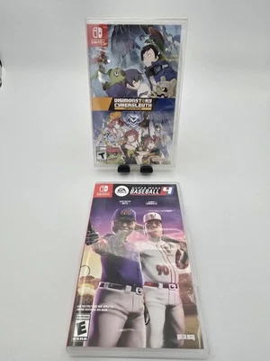 Lote de 2 Jogos Switch Digimon Story Cyber Sleuth Edição Completa, Mega Baseball - Imagem 1 de 3