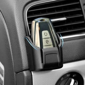 Caja de almacenamiento interior de coche porta llaves clip tablero organizador montaje tarjeta porta llaves - Imagen 1 de 11