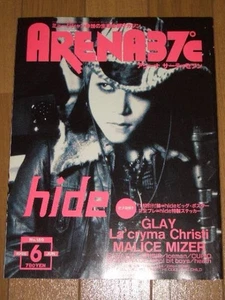 Arena37 C/Arena 37 Seven No.189/'98.6 Hide X Japan /Glay 8w - Picture 1 of 3