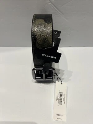 Cinturón COACH JEANS ROLLER CAMO CY271 QBSB3 10020020JAX Ejército Foto 1 de 4