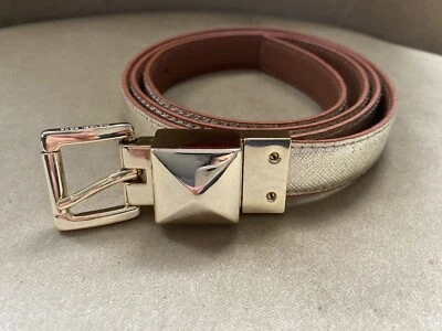 Cinturón Michael Kors Oro Pirámide M Foto 1 de 4