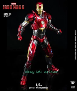 King Arts 1/9 DFS017 Alloy Movable Iron Man Mark 16 Alloy Action Figure In Stock - Picture 1 of 5