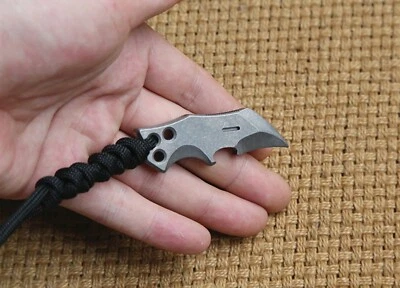 Titanium knife opener EDC outdoor key chain multi tools bushcraft ultra light - Image 1 of 2