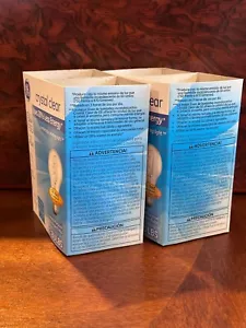 Old Style - GE Crystal Clear - 60w (uses 43w) -A19 Light Bulbs - Multiple Packs - Picture 1 of 2