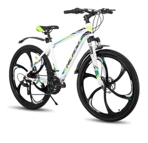 Mountain Bike 6-spokes,21 Speeds Drivetrain Aluminum Frame 26 Inch Wheels - Picture 1 of 2
