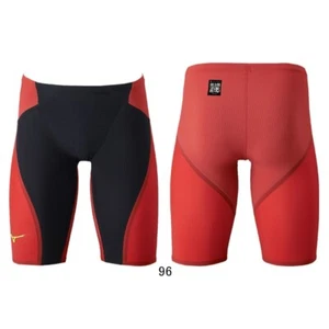 MIZUNO Swimsuit Men GX SONIC 6 ET Model FINA N2MBA503 Black Red Size XS New JPN - Picture 1 of 8