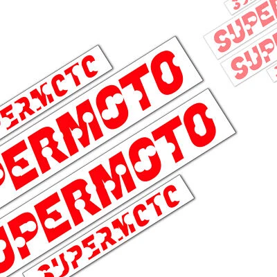 Red Supermoto Decal Spoke Sticker For SUZUKI DR-Z 400SM 14 15 16 17 18 19 20 21 - Изображение 1 из 4