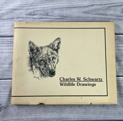 Charles W. Schwartz - WILDLIFE DRAWINGS - First Edition 1984 w/ Dust Jacket Foto 1 de 4