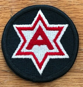 Vintage 6th Army Class A Patch USA Soldier 1940's Original Unused NOS War - Picture 1 of 3