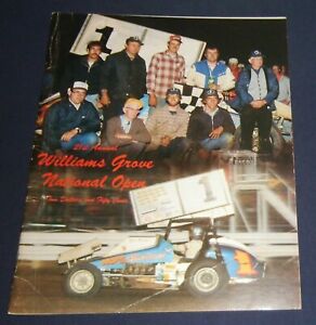 1983 Williams Grove Speedway National Open Program Lynn Paxton