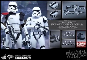 Star Wars Episode VII 2-Pack Figure 1/6 First Order Stormtrooper & FOS Officer - Foto 1 di 6