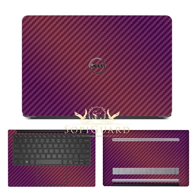SopiGuard 3M Carbon Fiber Sticker Skin Wrap for 2018 Dell XPS 13 (9370) - Image 1 of 4