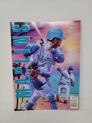 VTG Miami Florida Marlins 1993 Official Yearbook Program Inaugural Season - Image 1 of 3