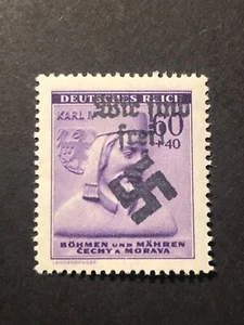SUDETENLAND SEGUNDA GUERRA MUNDIAL-ALEMÁN OCC.  Embalaje original local (OSTRAU) 60+40 h. MNH/s2 #925 - Imagen 1 de 2