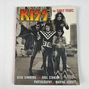 KISS The Early Years Gene Simmons Paul Stanley Waring Abbott Photo Book Rare - Picture 1 of 3