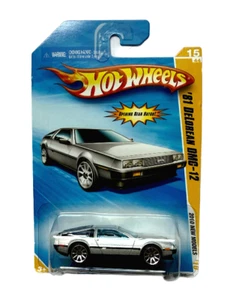 Hot Wheels '81 DeLorean DMC-12 Silver 2010 New Models Series w/ Protector 2009 - Picture 1 of 5
