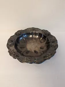 TOWLE? SILVERPLATE BOWL, CANDY DISH 11 INCH Dia. - Hong Kong - Picture 1 of 9