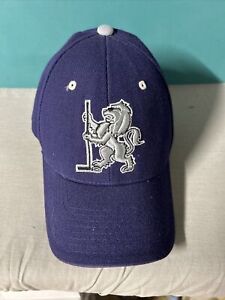 Rare VTG LA Kings Lion With Hockey Stick Logo Baseball Fitted Zephyr 7 3/8 Hat!