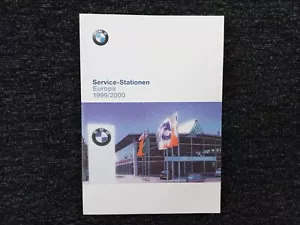 Original BMW Service Stations Map Europa 1999/2000 Hand Book E39 E38 E46 Z3 - Picture 1 of 8