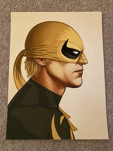 Mondo Marvel Comics Iron Fist By Mike Mitchell Portrait Print Giclee - 12x16” - Picture 1 of 6