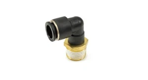 Accesorio de codo macho NPT de 1/2"" empuje para conectar - acepta línea aérea de 1/2 - Imagen 1 de 3