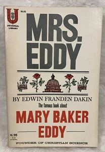 Edwin Franden Dakin Mrs Eddy Paperback Grosset's Universal Library vintage - Picture 1 of 11