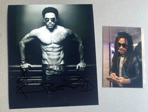 LENNY KRAVITZ in-person  signed autograph 8x10 photo + photo proof - Picture 1 of 2