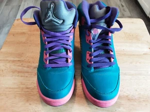 Air Jordan Retro 5 'Tropical' [440892-307] Gradeschool Size 6.5 OB763 *NO BOX* - Picture 1 of 7