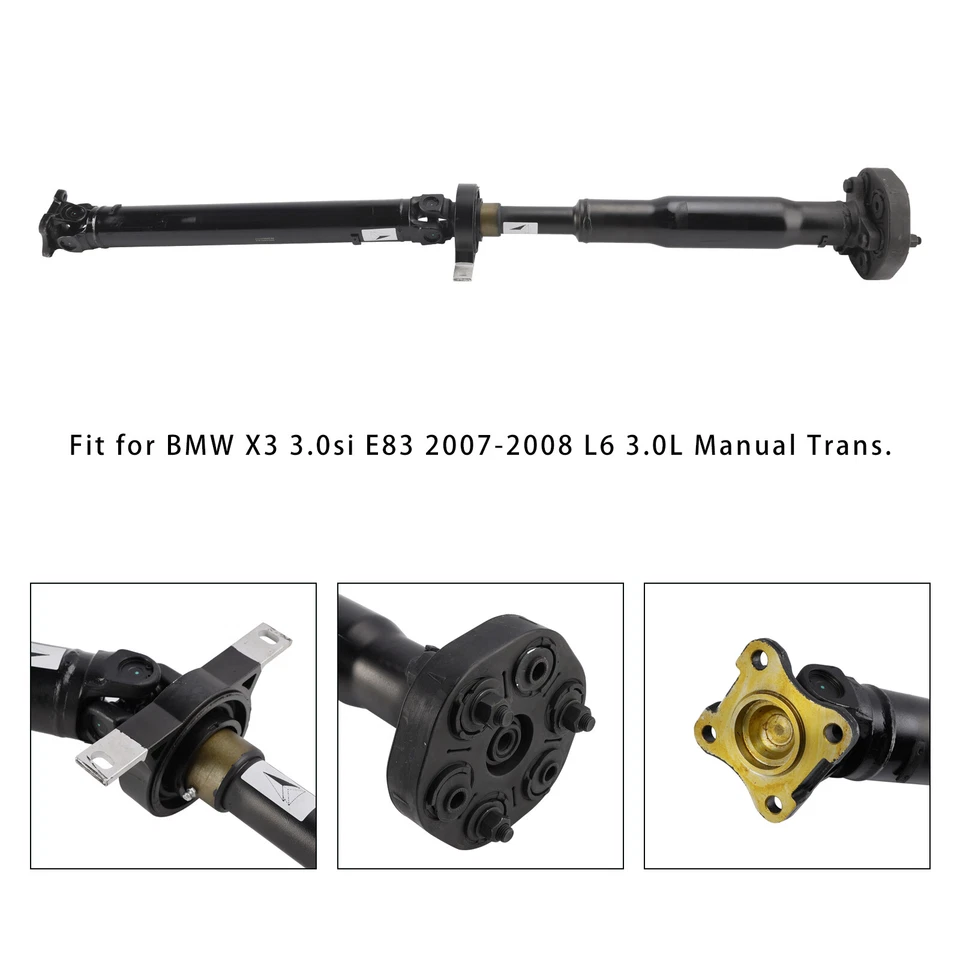 Rear Drive Shaft Propshaft 26107564740 1283mm For BMW X3 E83 2006-2008 E3 AU - Image 1 of 4