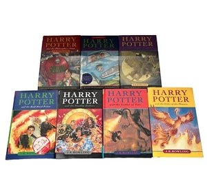 Harry Potter Complete Hardcover Set 1-7 J K Rowling Bloomsbury Raincoast Edition - Picture 1 of 18