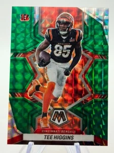 2023 Panini Mosaic Tee Higgins Green #42 Bengals Football - Picture 1 of 2