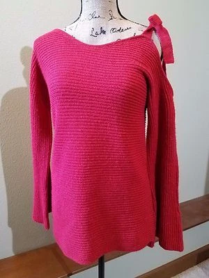 Suéter para mujer Elle S pequeño, rojo con metal nuevo con etiquetas Foto 1 de 4