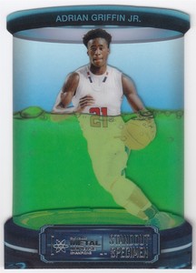 2022 Skybox Metal Universe Standout Specimen ADRIAN GRIFFIN JR. TC-9 Hawks 1:900