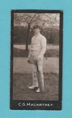 CRICKET - F. & J. SMITH - RARE CRICKETER CARD NO. 29 -  MACARTNEY OF NSW  - 1912 - Image 1 of 2