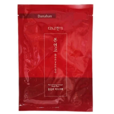 Danahan Red Ginseng Vinegar Mask Pack 10 Sheets/Korean/Wrinkle/Whitening - Image 1 of 4